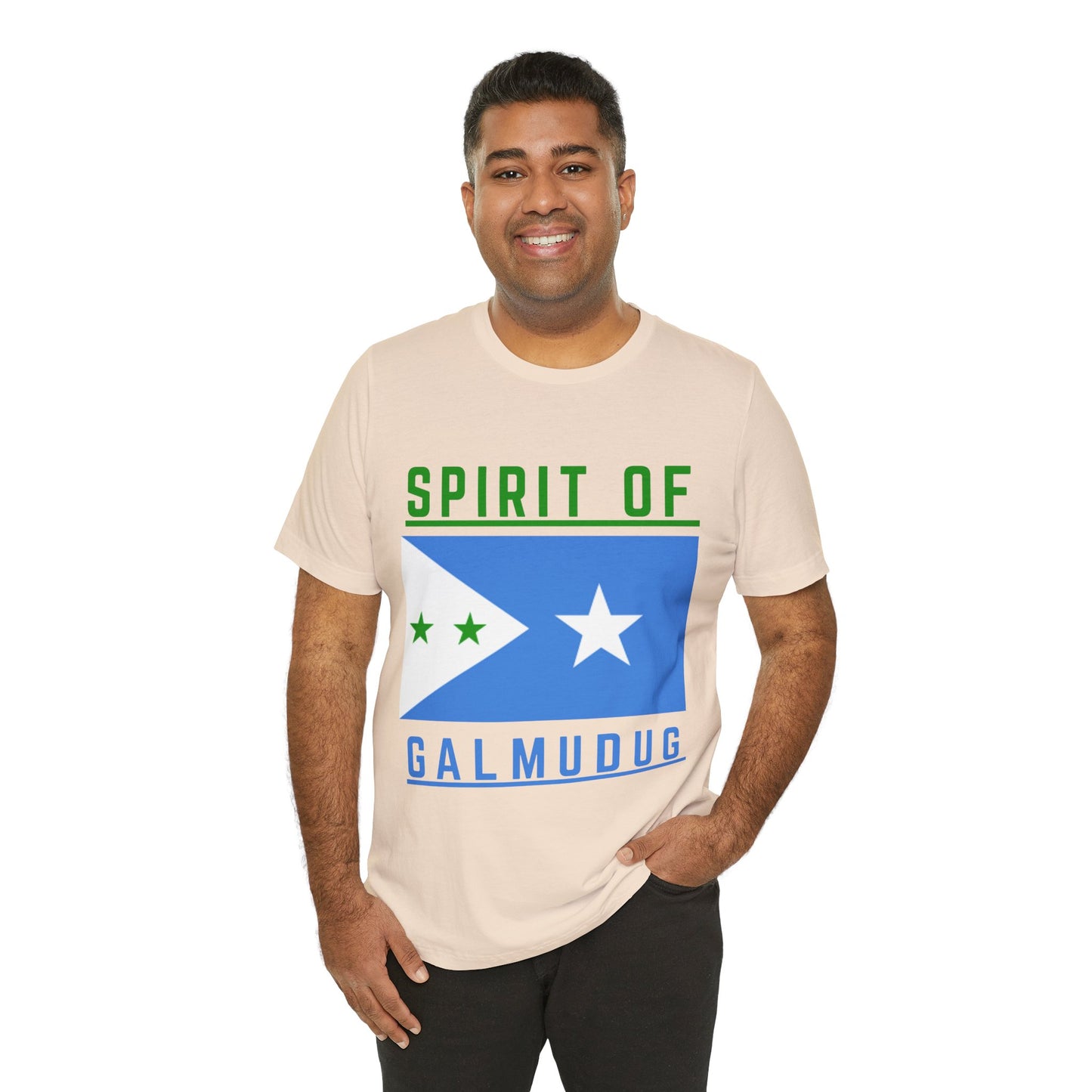 Spirit of Galmudug – Unisex Jersey Short Sleeve Tee