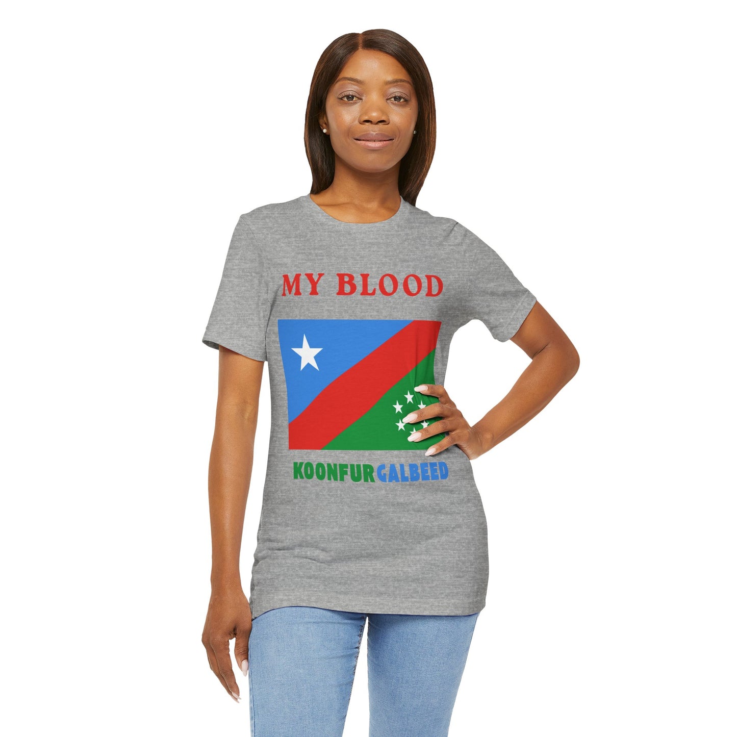 My Blood Koonfur Galbeed – Unisex Heritage T-Shirt
