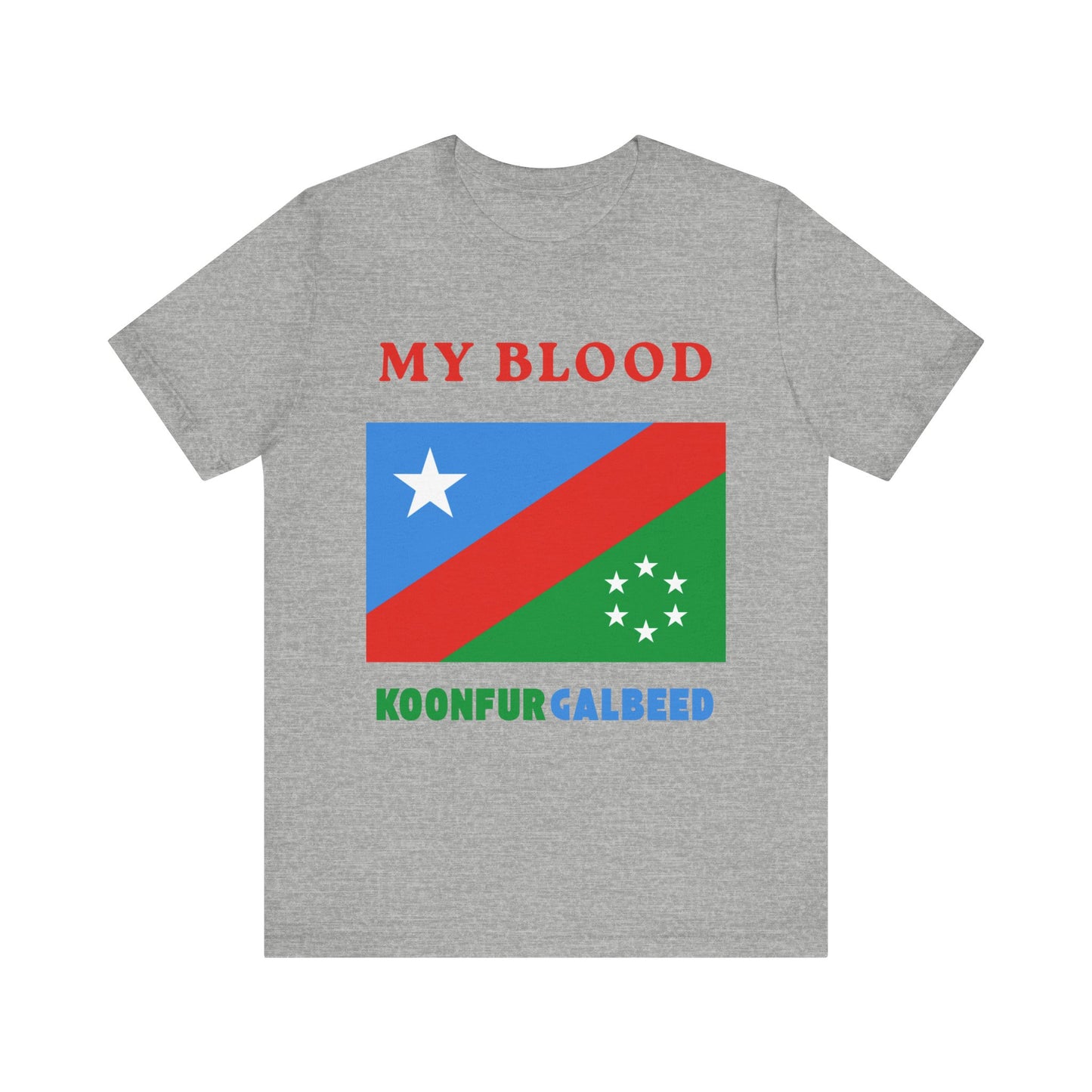 My Blood Koonfur Galbeed – Unisex Heritage T-Shirt