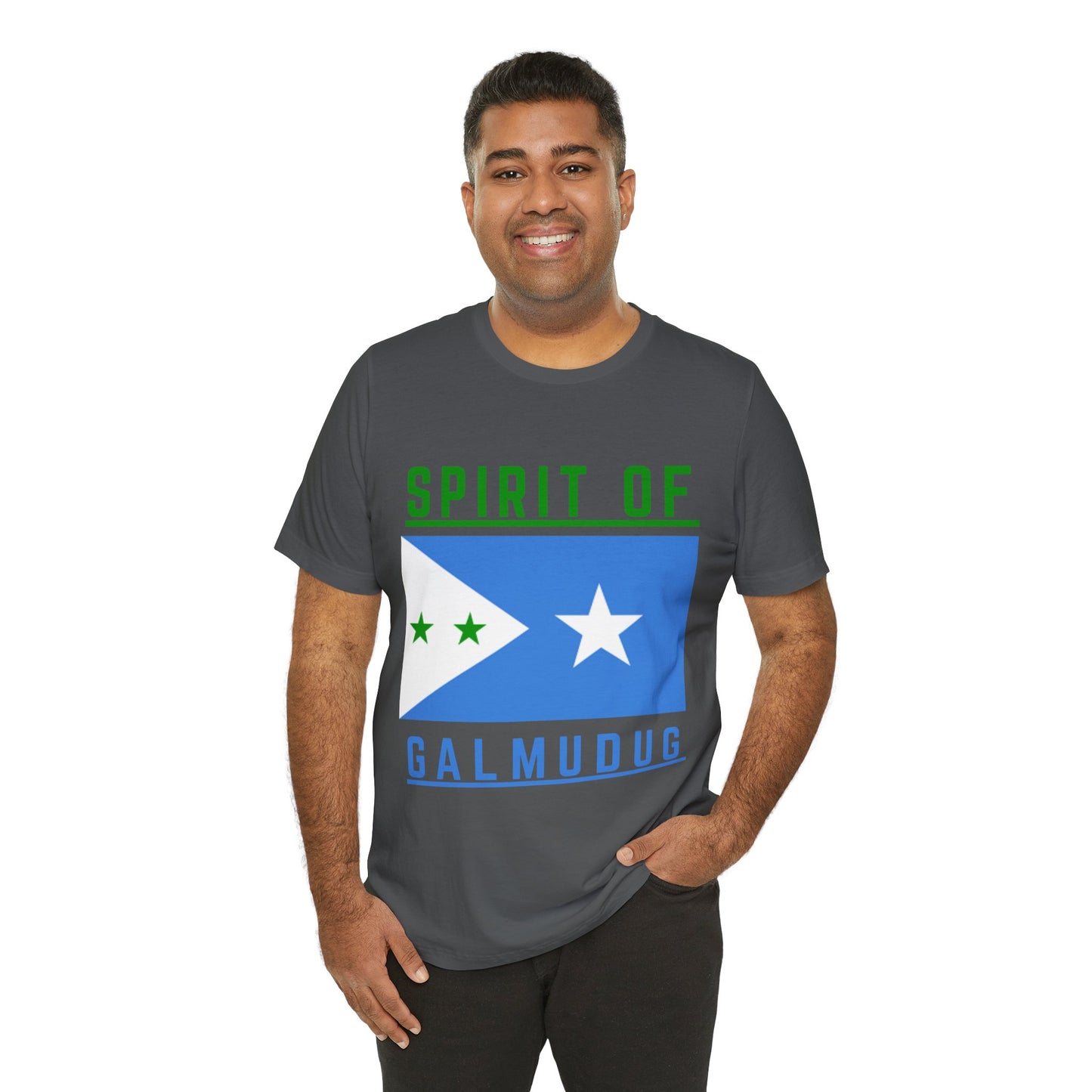 Spirit of Galmudug – Unisex Jersey Short Sleeve Tee