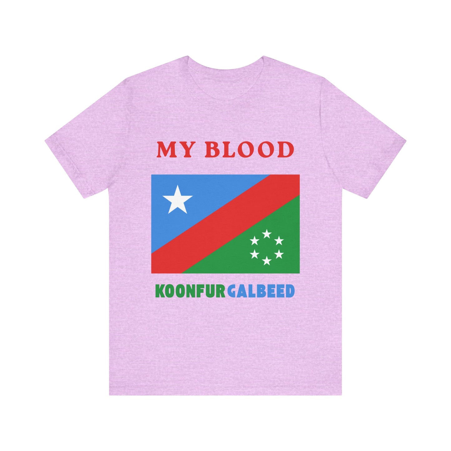 My Blood Koonfur Galbeed – Unisex Heritage T-Shirt