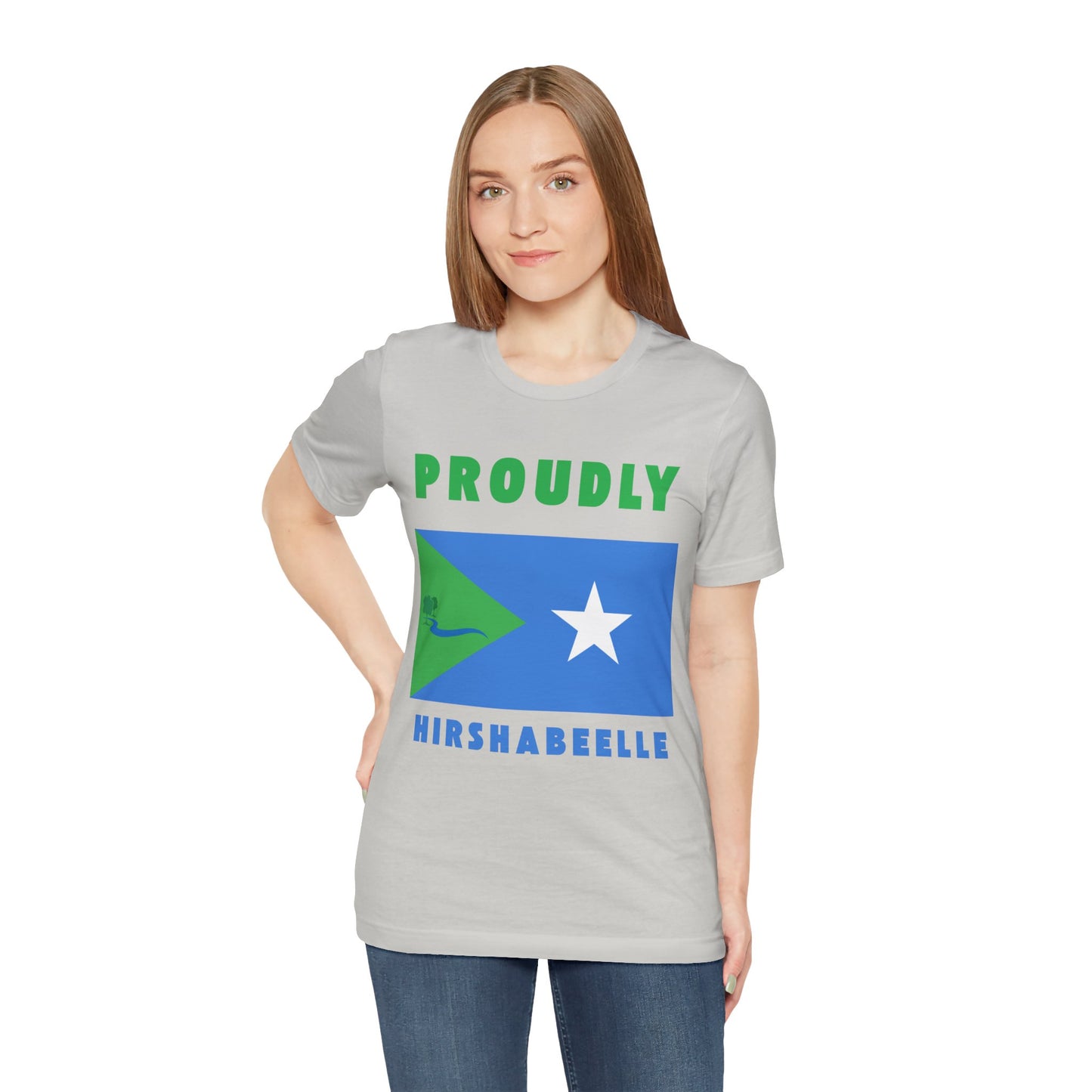 Proudly Hirshabelle – Unisex Short Sleeve T-Shirt