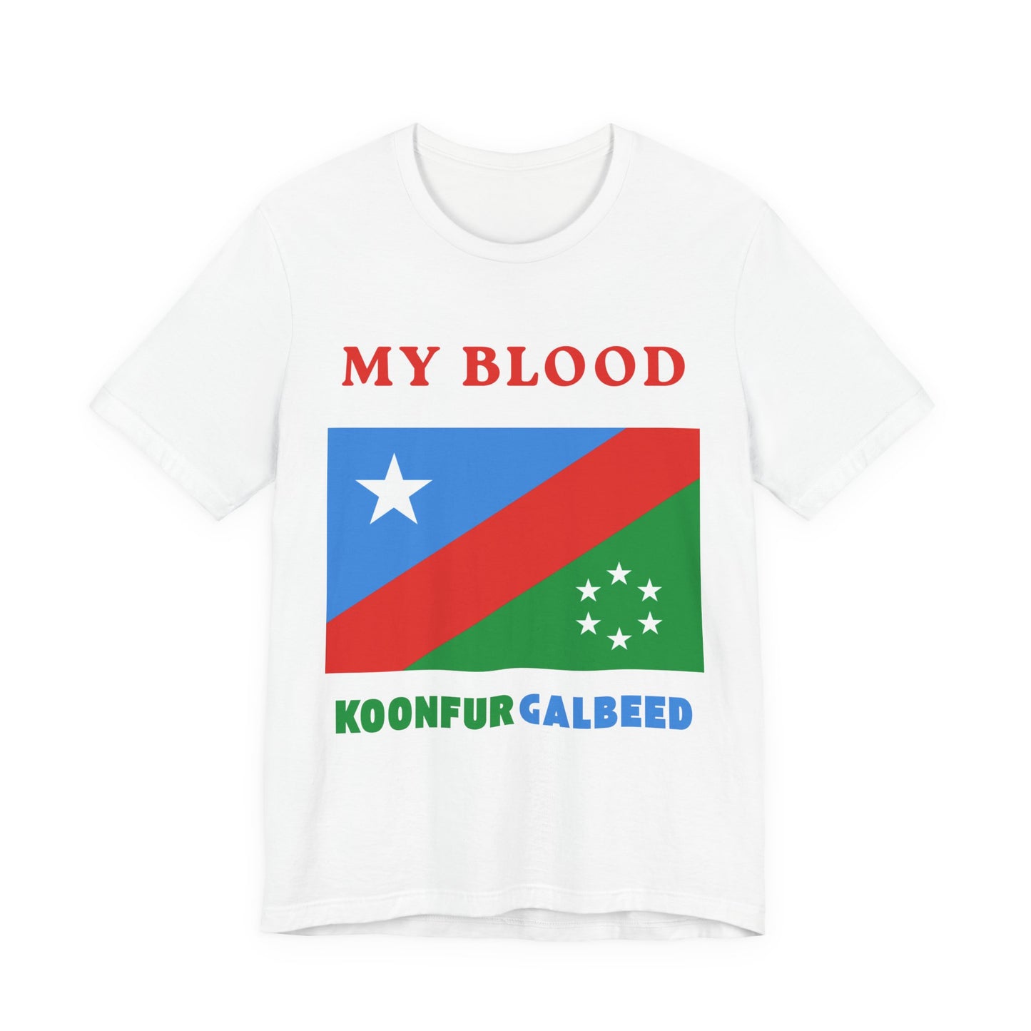 My Blood Koonfur Galbeed – Unisex Heritage T-Shirt