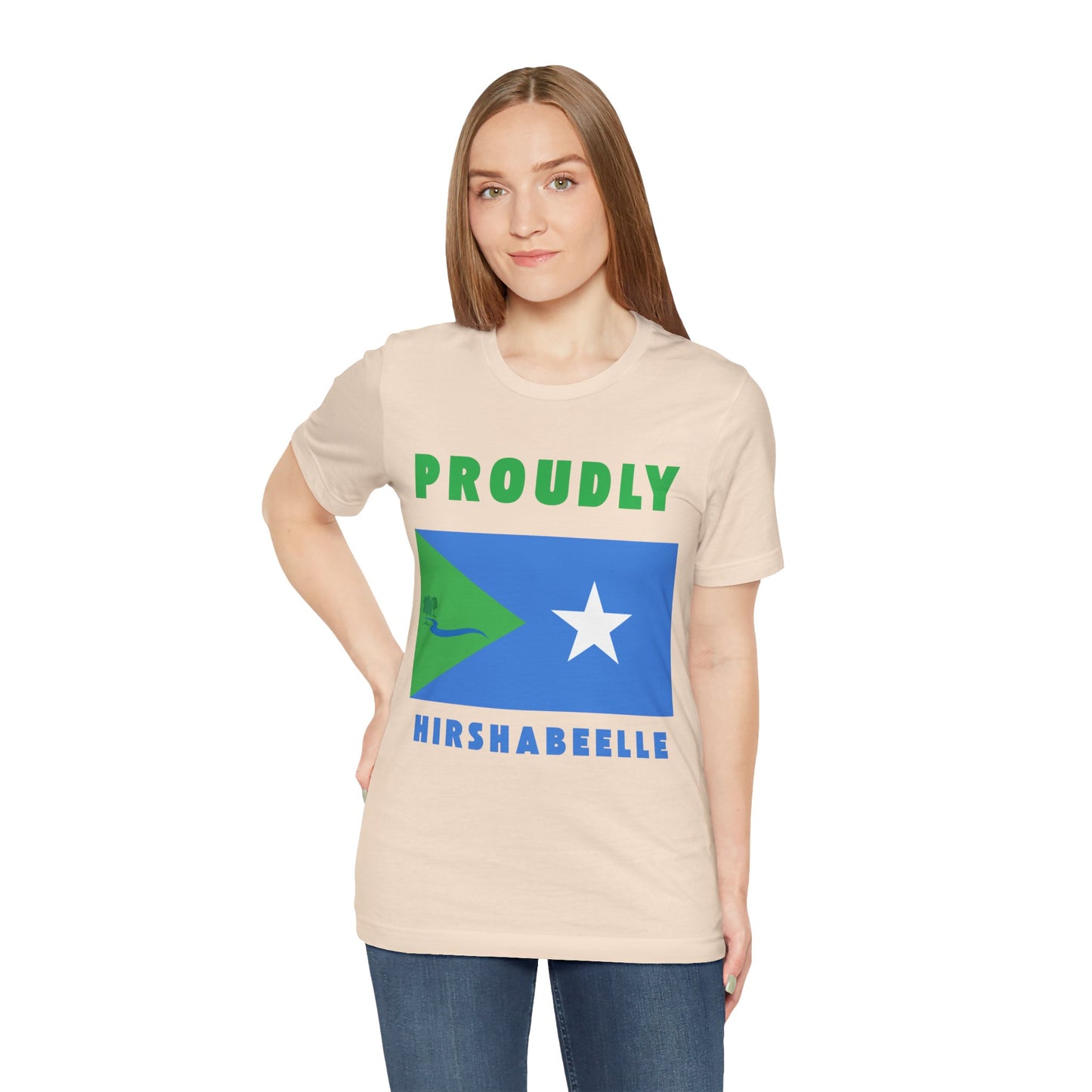 Proudly Hirshabelle – Unisex Short Sleeve T-Shirt