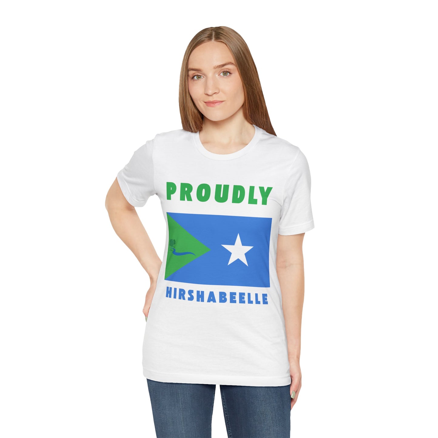 Proudly Hirshabelle – Unisex Short Sleeve T-Shirt