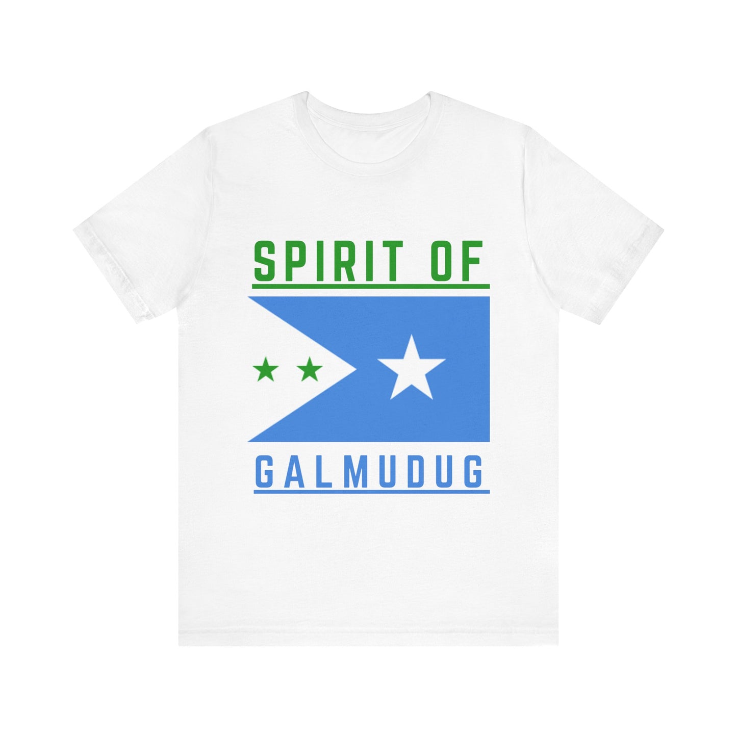 Spirit of Galmudug – Unisex Jersey Short Sleeve Tee