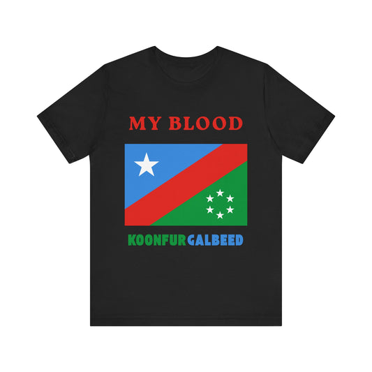 My Blood Koonfur Galbeed – Unisex Heritage T-Shirt