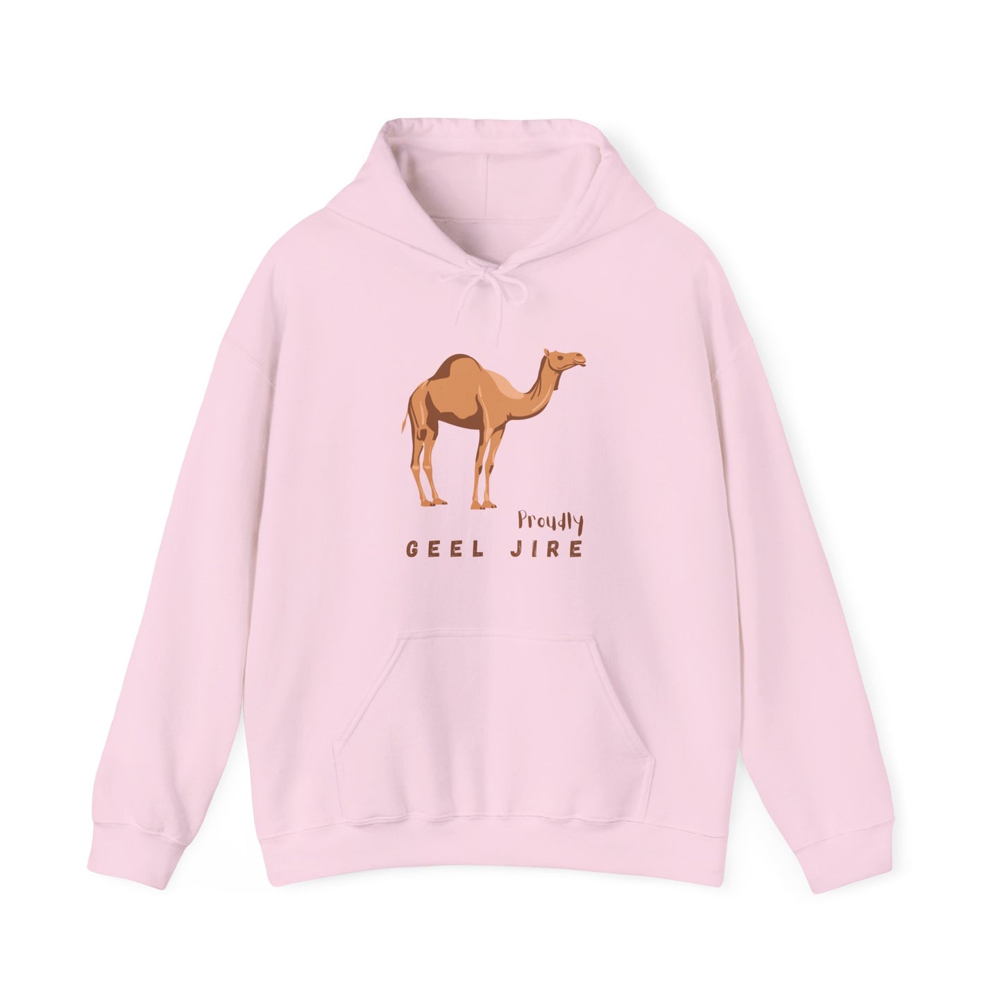 Proudly Geel Jire – Somali Heritage Camel Hoodie