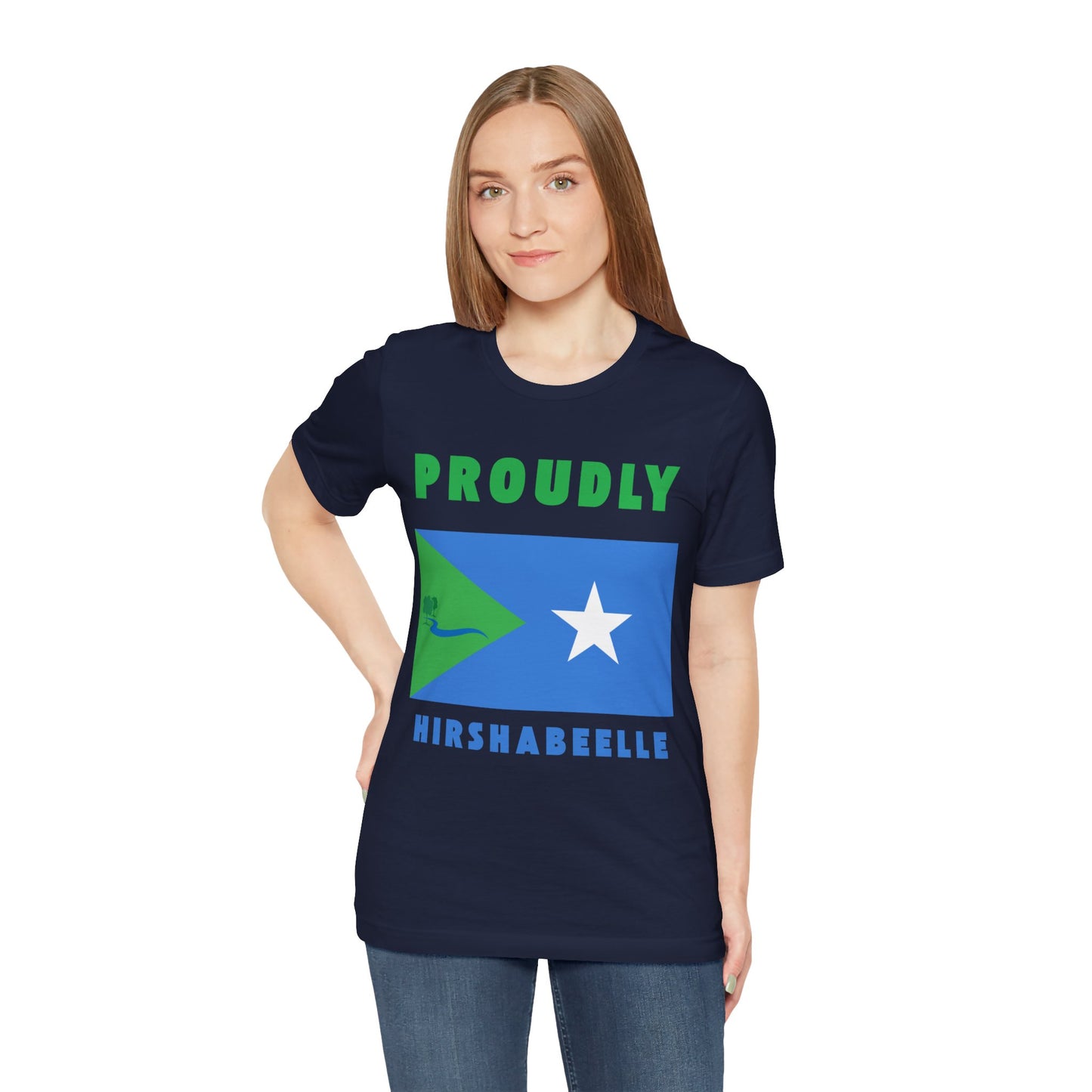 Proudly Hirshabelle – Unisex Short Sleeve T-Shirt