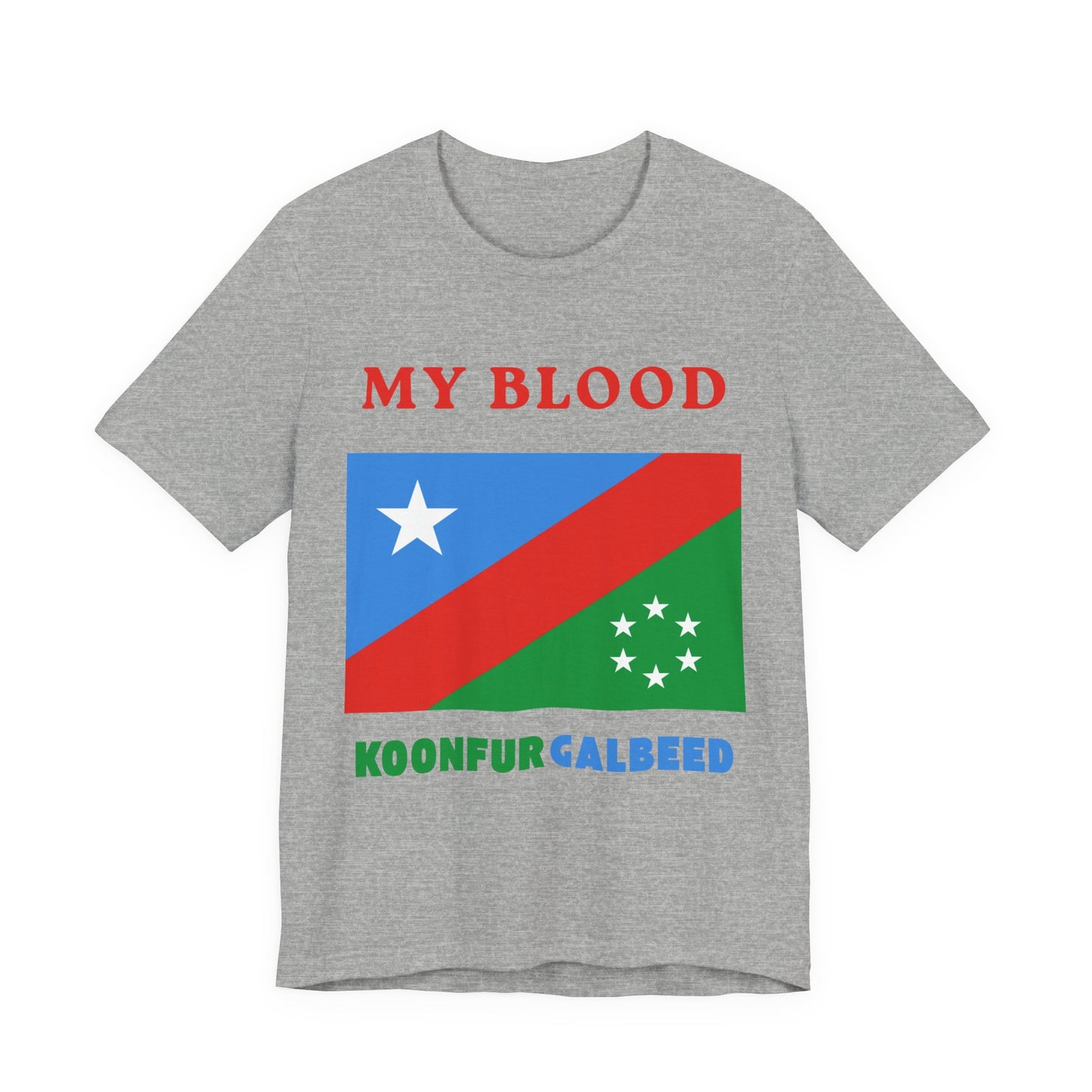 My Blood Koonfur Galbeed – Unisex Heritage T-Shirt