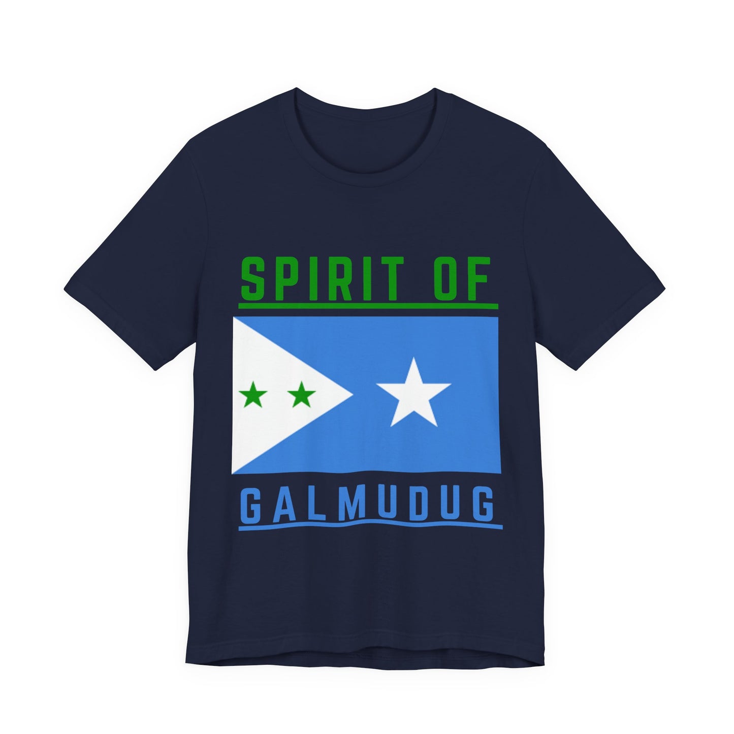 Spirit of Galmudug – Unisex Jersey Short Sleeve Tee