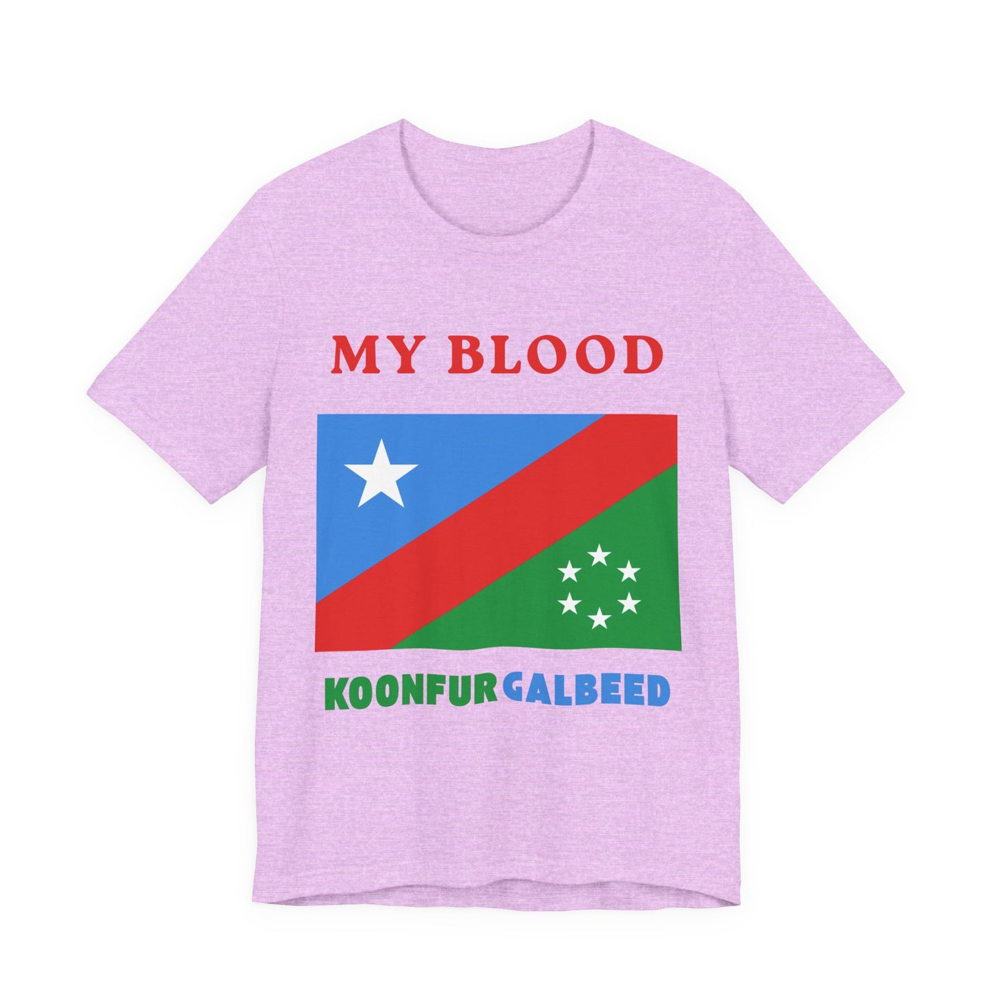 My Blood Koonfur Galbeed – Unisex Heritage T-Shirt