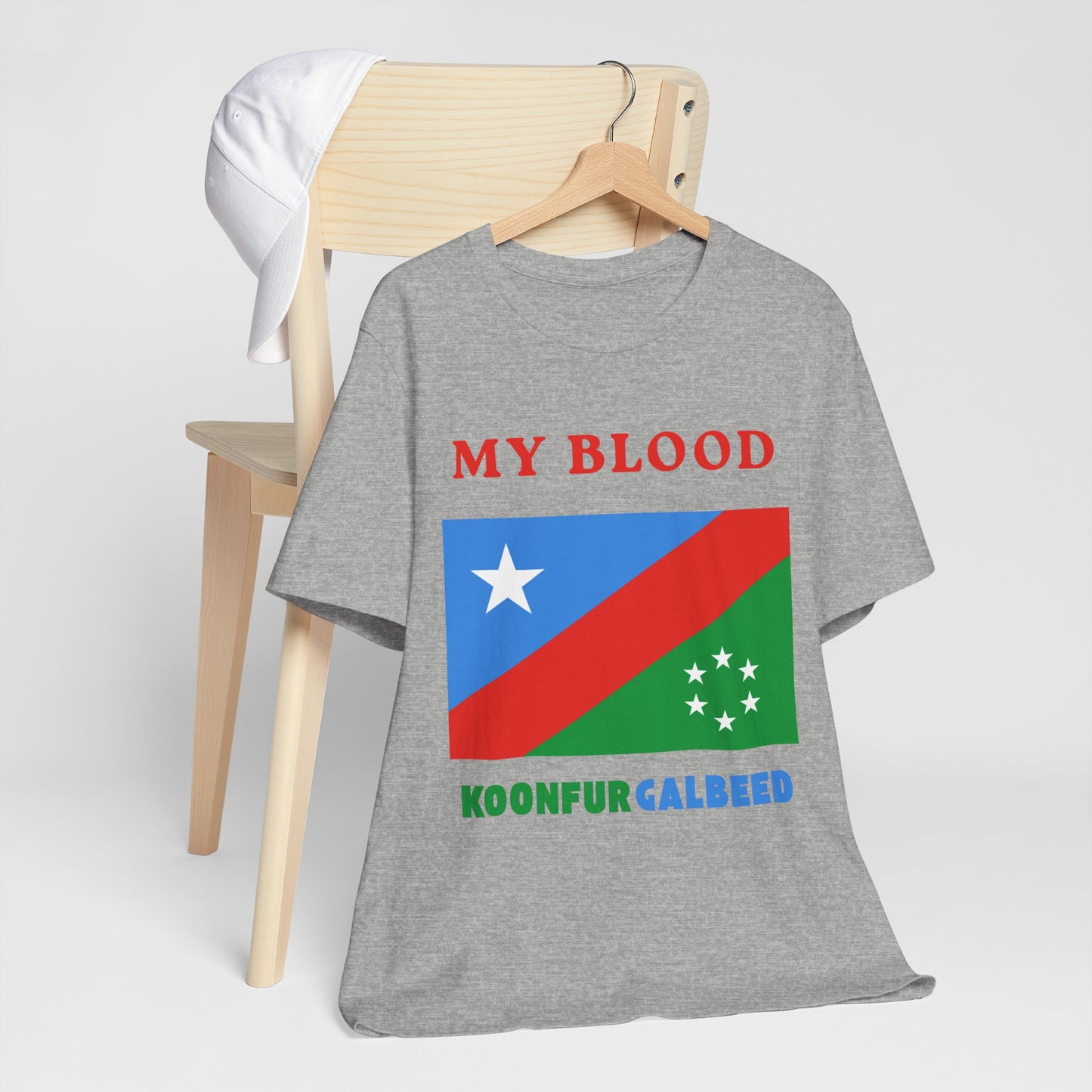 My Blood Koonfur Galbeed – Unisex Heritage T-Shirt