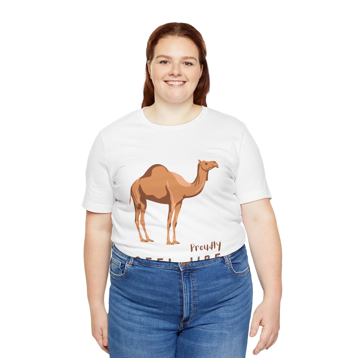Proudly Geel Jire – Somali Heritage Camel T-Shirt