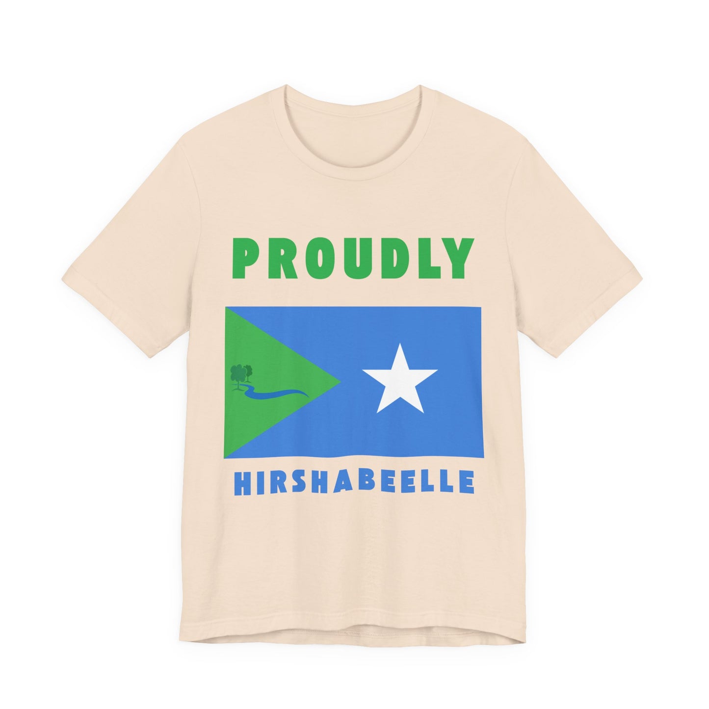 Proudly Hirshabelle – Unisex Short Sleeve T-Shirt