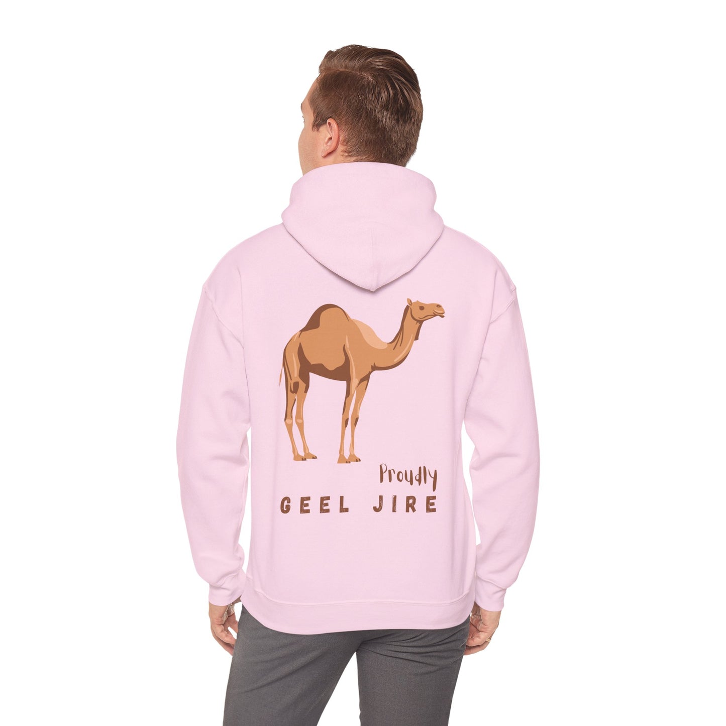 Proudly Geel Jire – Somali Heritage Camel Hoodie