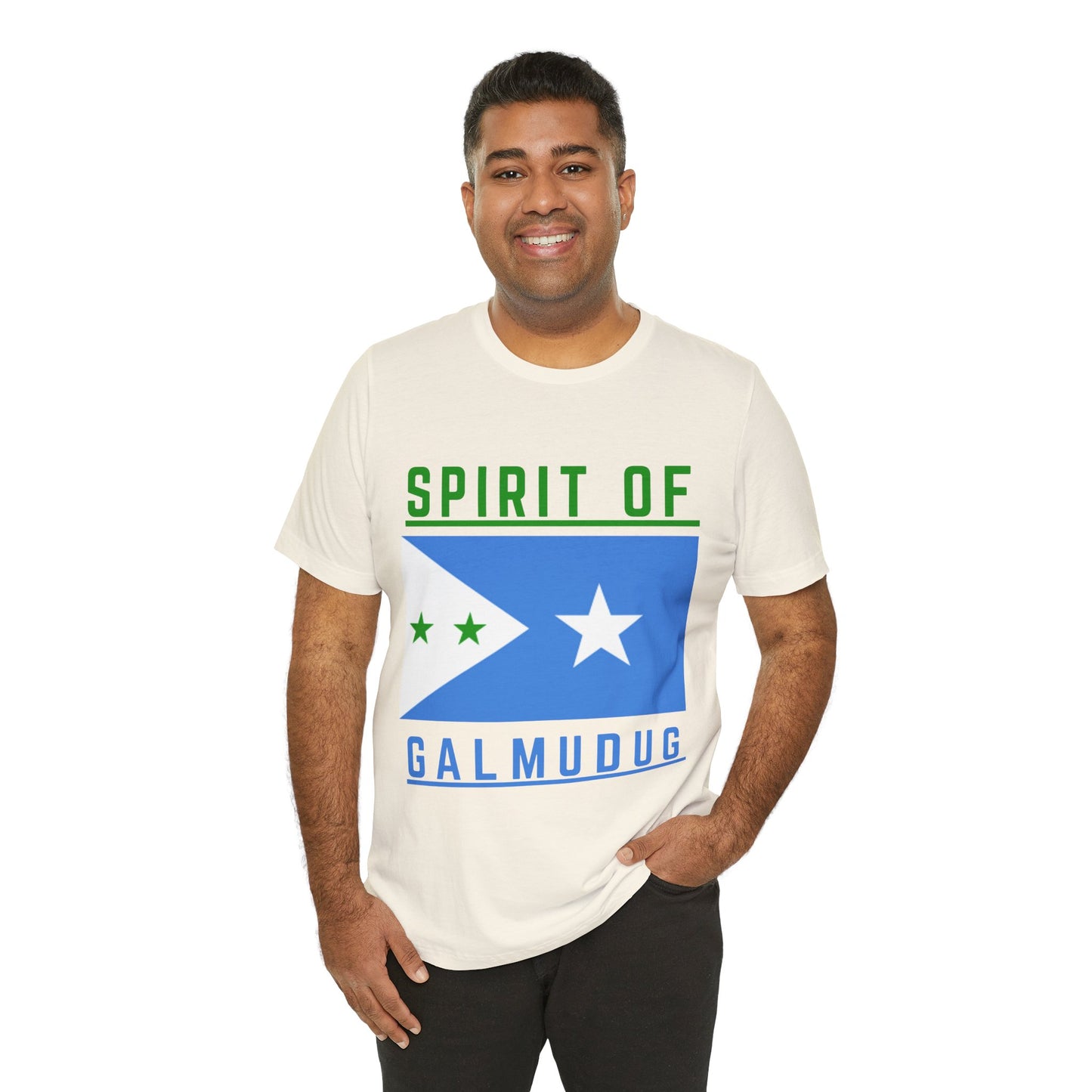 Spirit of Galmudug – Unisex Jersey Short Sleeve Tee