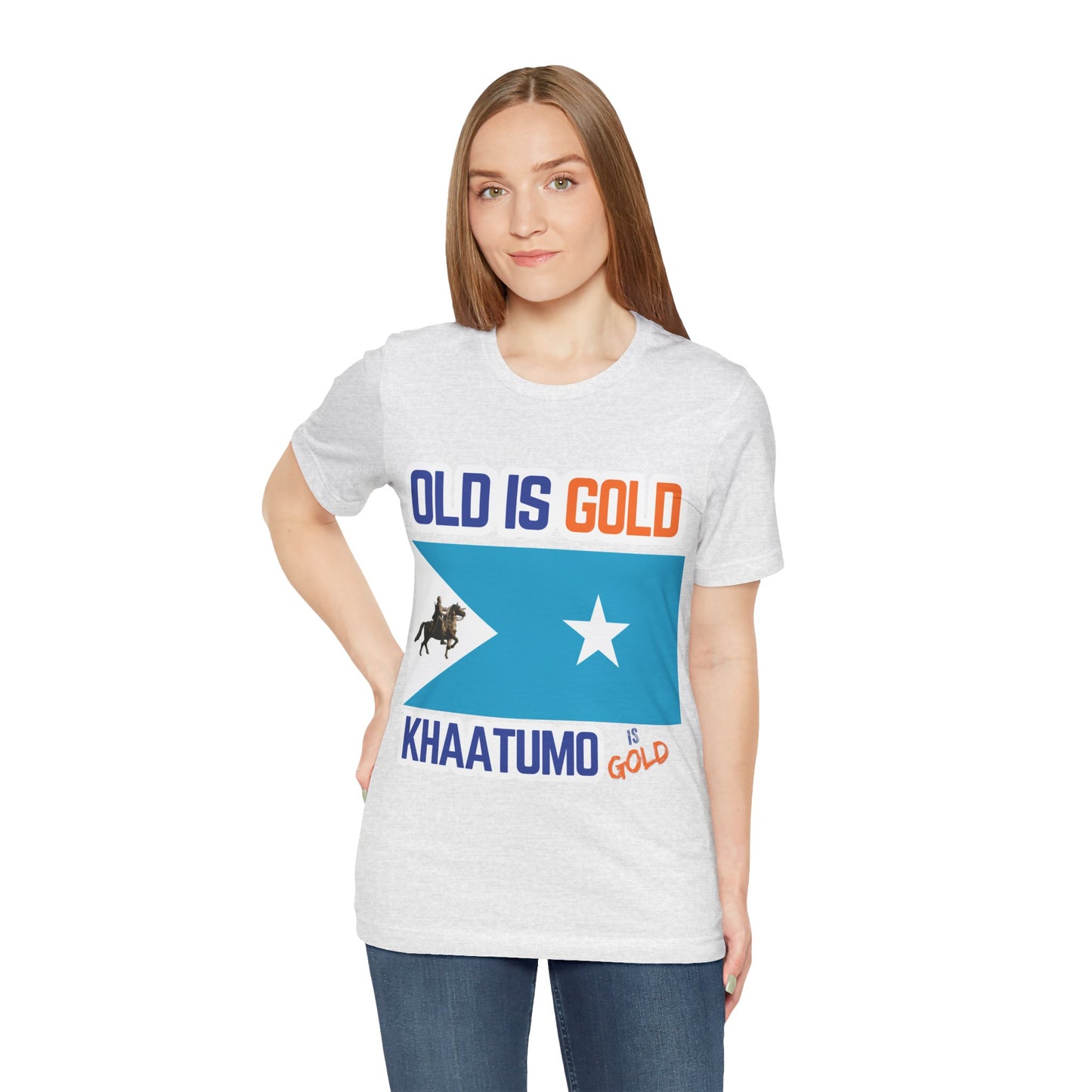 Khaatumo “Old Is Gold” Unisex T-Shirt – Somali Heritage Graphic Tee