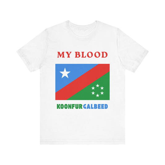My Blood Koonfur Galbeed – Unisex Heritage T-Shirt