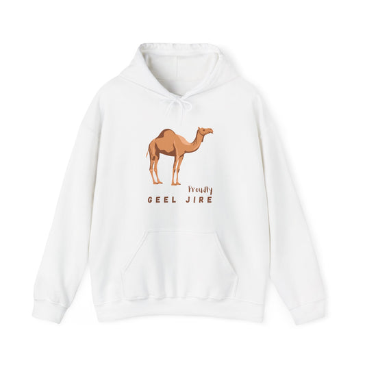 Proudly Geel Jire – Somali Heritage Camel Hoodie